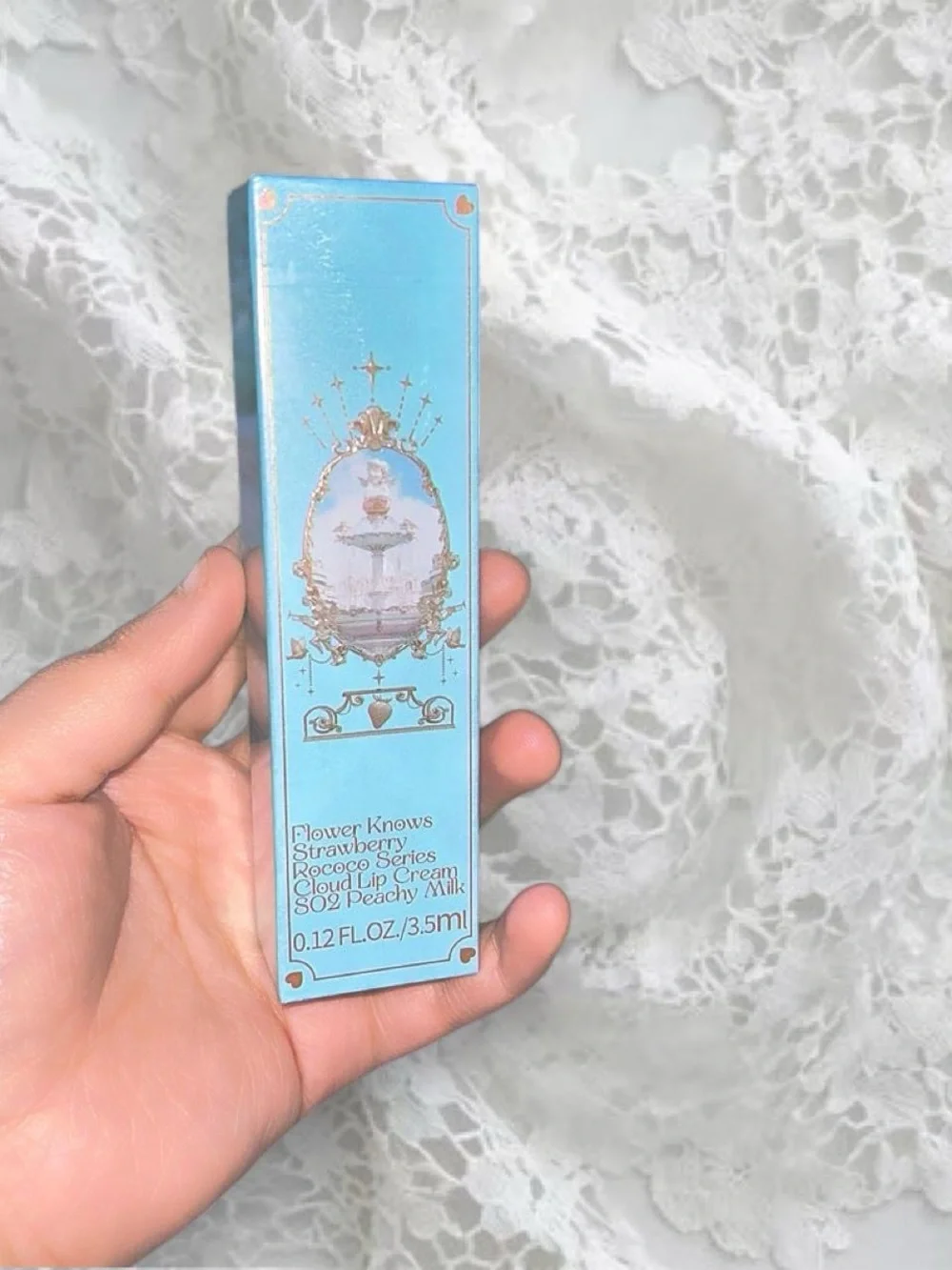 Flower Knows Strawberry Rococo Cloud Lip Cream in Peachy Milk 🍑🥛